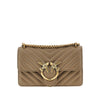 chevron leather mini love one bag