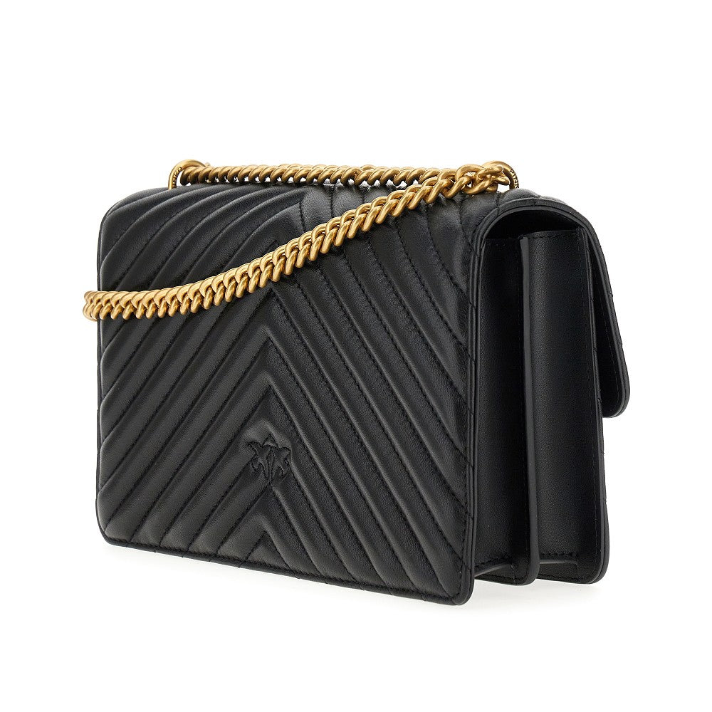 chevron leather love one classic bag
