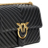 chevron leather love one classic bag