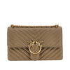 chevron leather love one classic bag