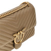 chevron leather love one classic bag