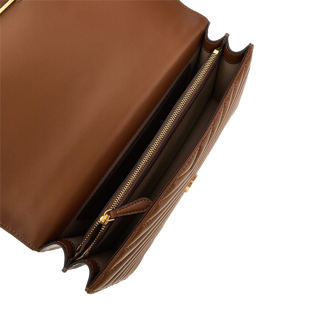 chevron leather love one classic bag