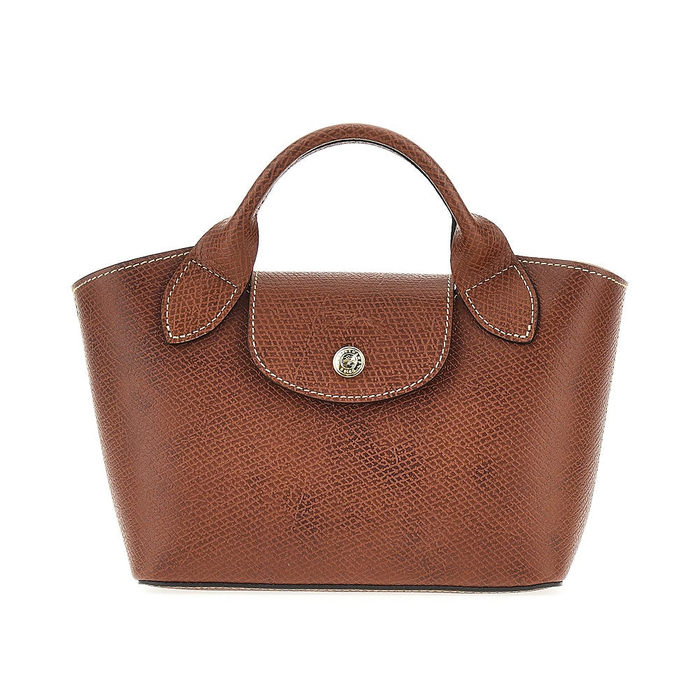 leather xs épure shopping bag