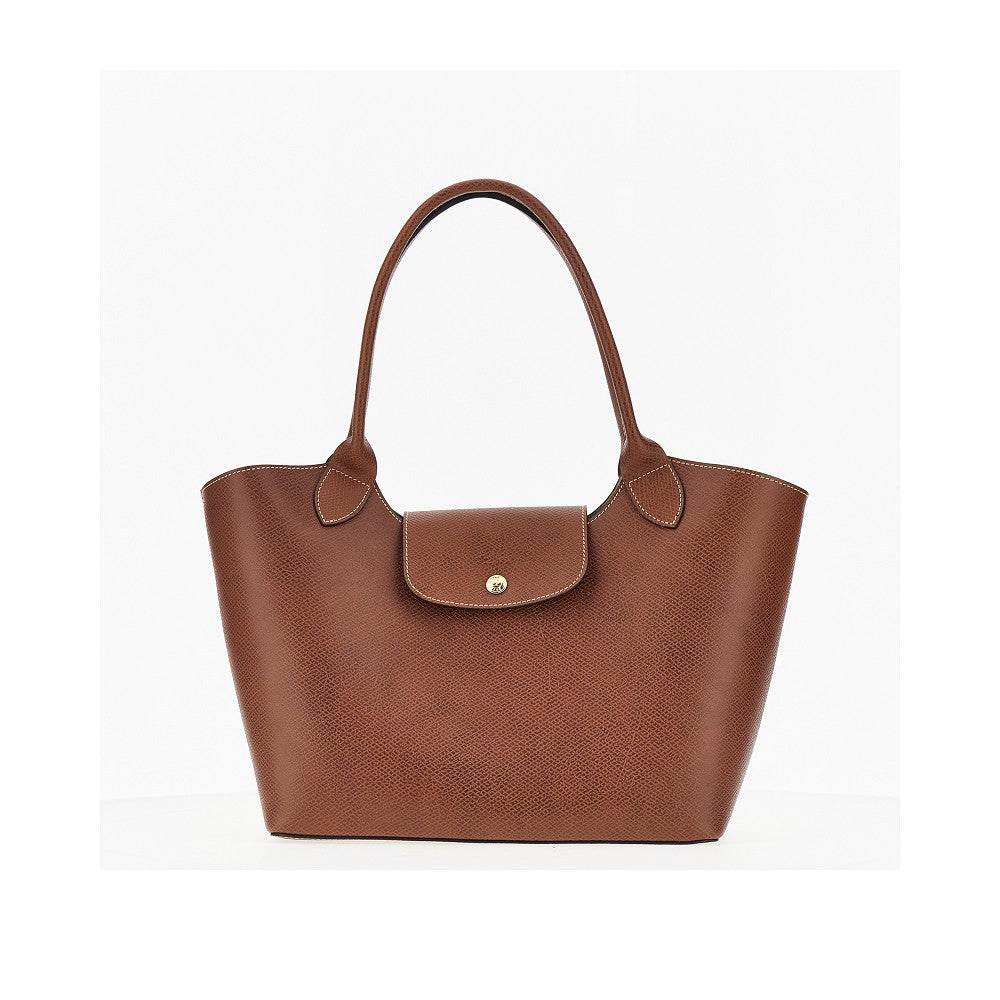 LONGCHAMP OS lépure grained leather bag