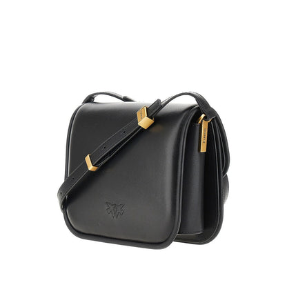 PINKO OS leather love box mini shoulder bag