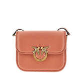 PINKO OS leather love box mini shoulder bag