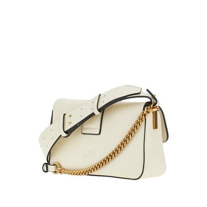 PINKO OS leather mini love one bag