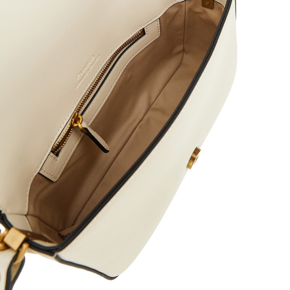 PINKO OS leather mini love one bag