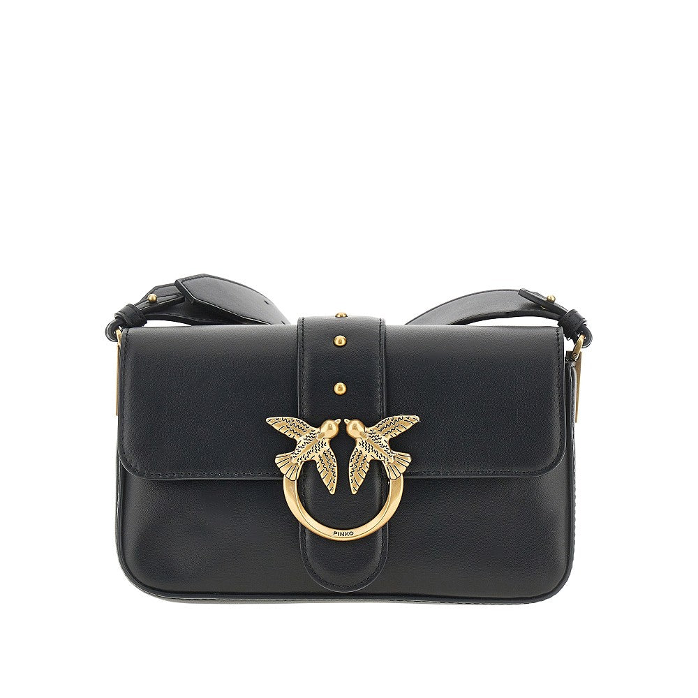 PINKO OS leather mini love bag slouchy bag