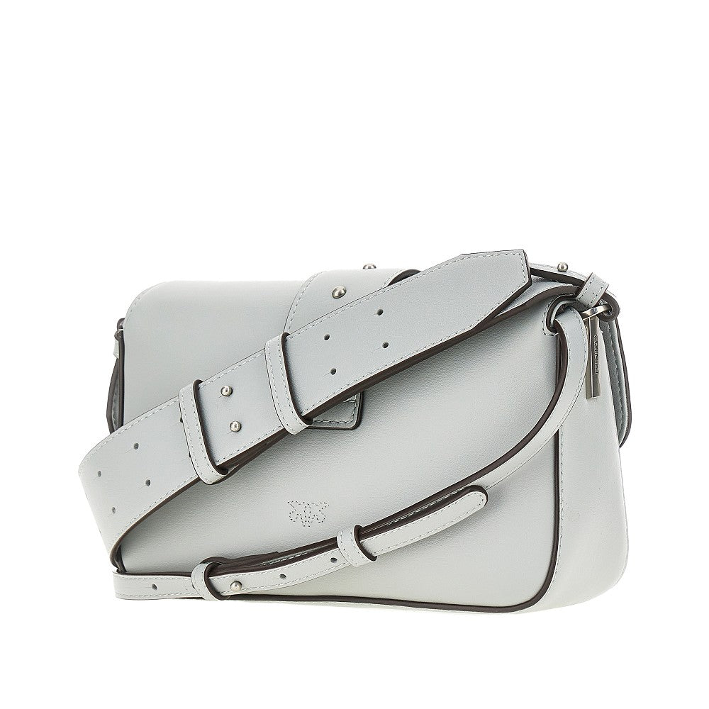 PINKO OS leather mini love bag slouchy bag
