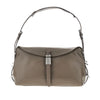 medium saddle bag baguette leather bag