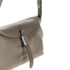 medium saddle bag baguette leather bag