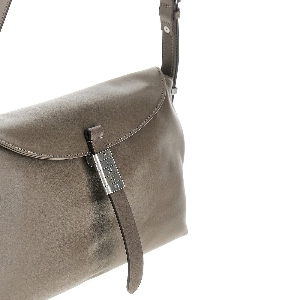 medium saddle bag baguette leather bag