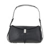 medium saddle bag baguette leather bag