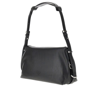 PINKO OS medium saddle bag baguette leather bag
