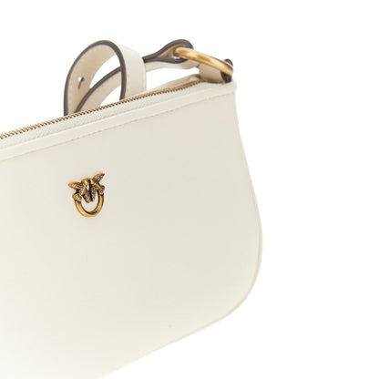 PINKO OS leather mini baguette bag