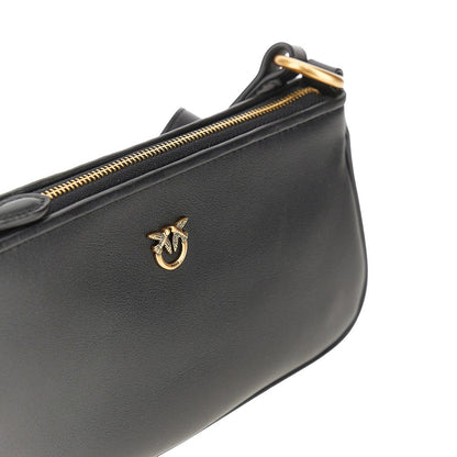 PINKO OS leather mini baguette bag