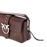 PINKO OS medium classic love slouchy leather bag