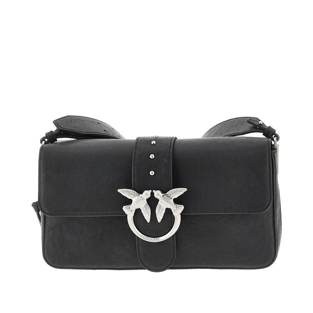 PINKO OS medium classic love slouchy leather bag