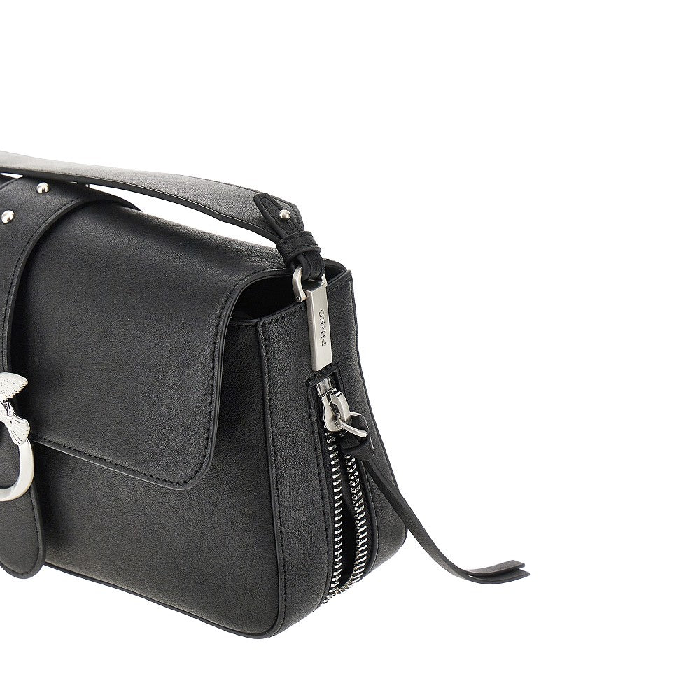 PINKO OS medium classic love slouchy leather bag