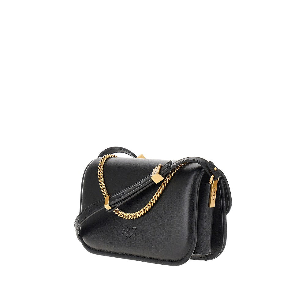 PINKO OS nappa leather small love bag box bag