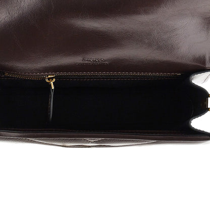 PINKO OS chevron leather big love bag box bag