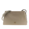 leather triplet crossbody bag