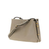 leather triplet crossbody bag