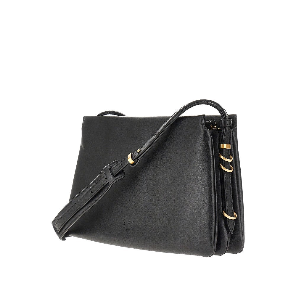 PINKO OS leather triplet crossbody bag