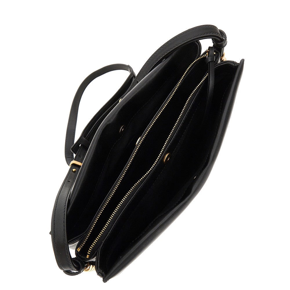 PINKO OS leather triplet crossbody bag