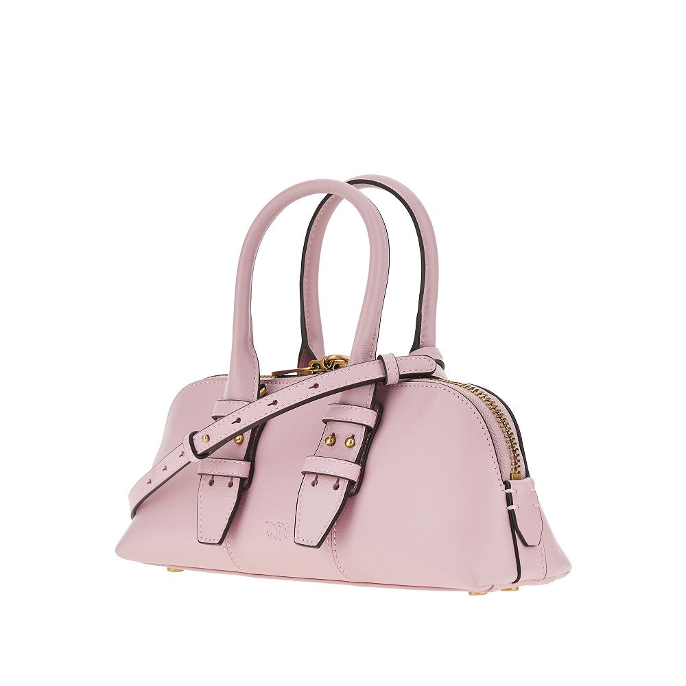 PINKO OS leather small escape bag bag