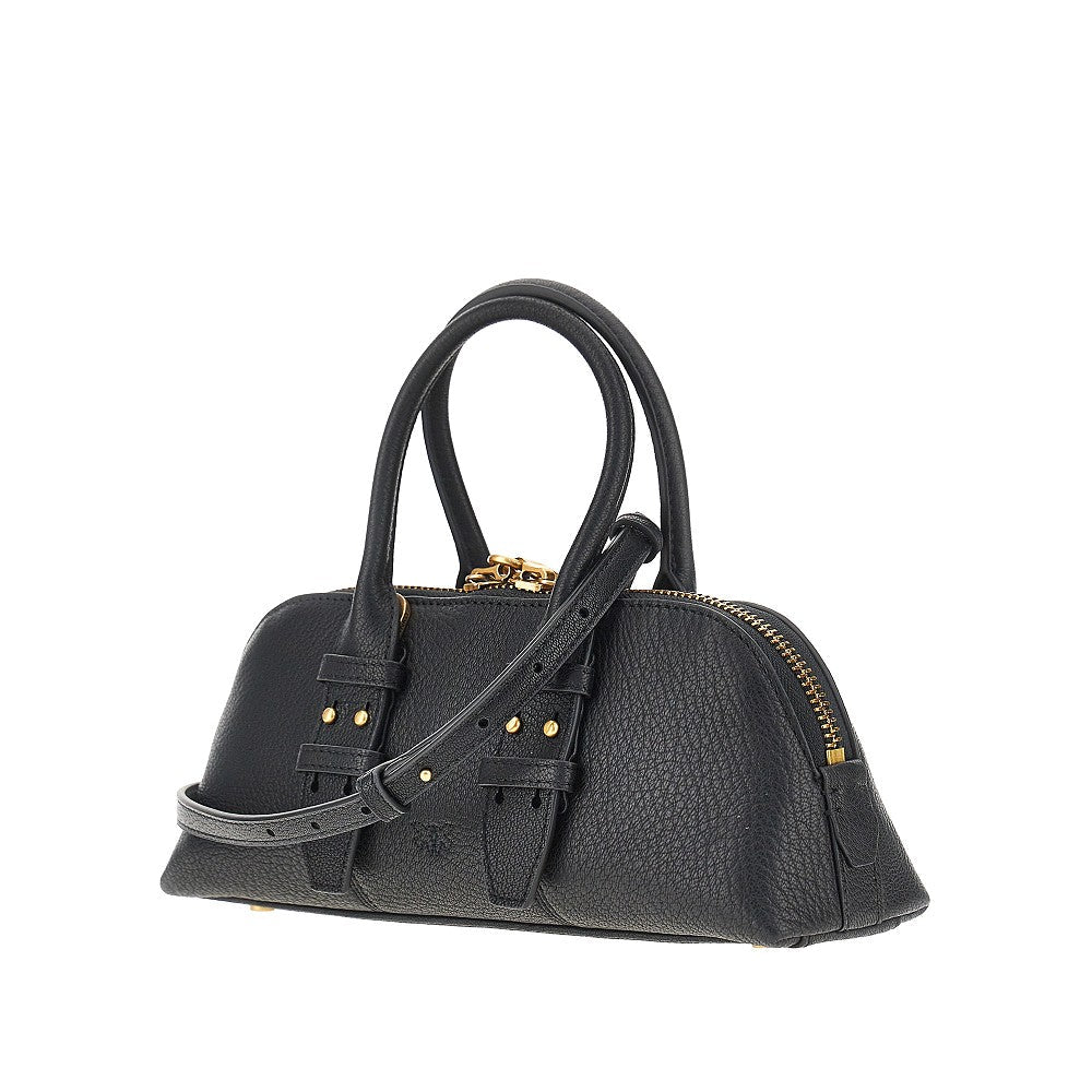 grained leather small escape bag bag