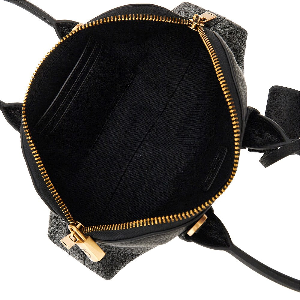 grained leather small escape bag bag
