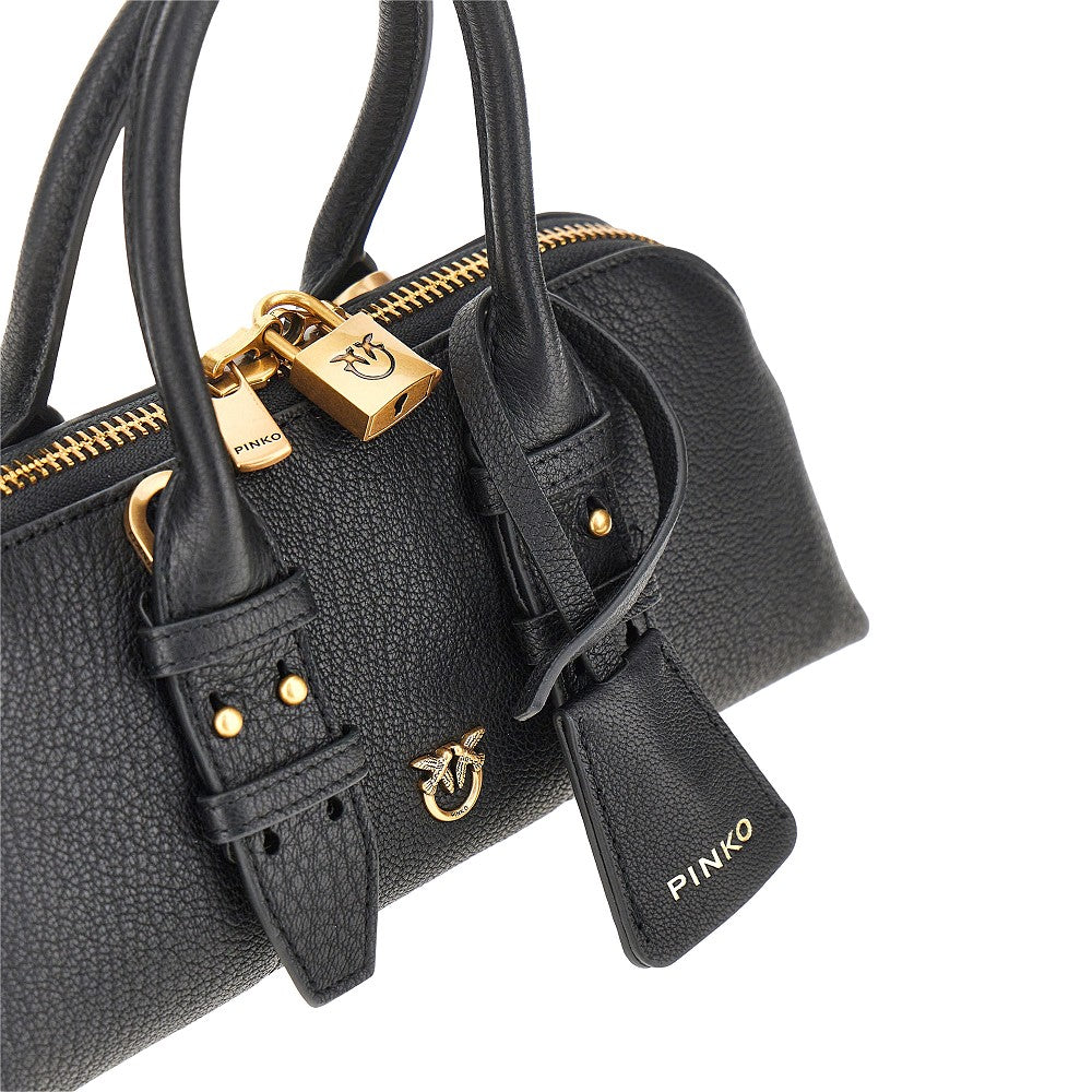 grained leather small escape bag bag