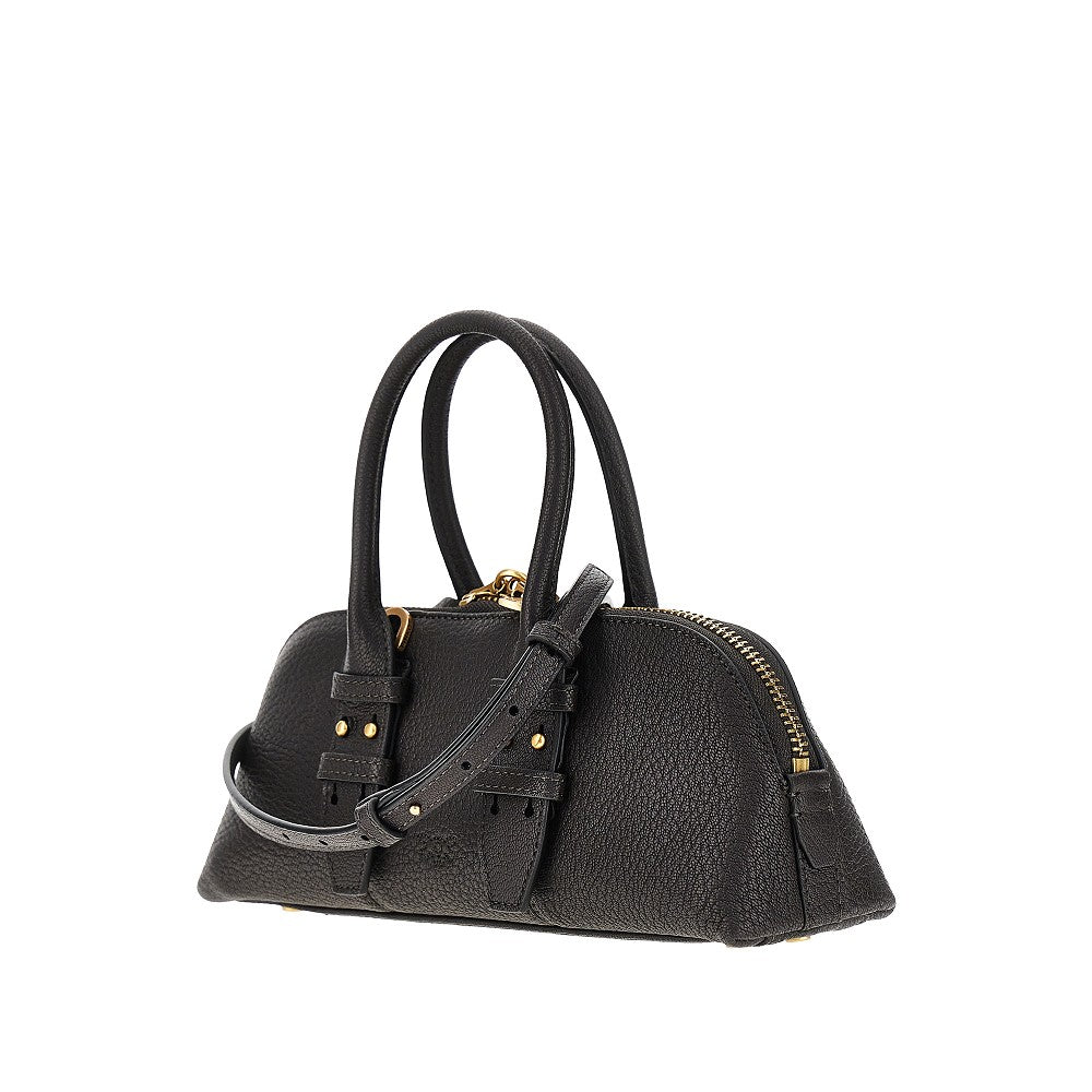 grained leather small escape bag bag