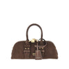 suede leather small escape bag bag