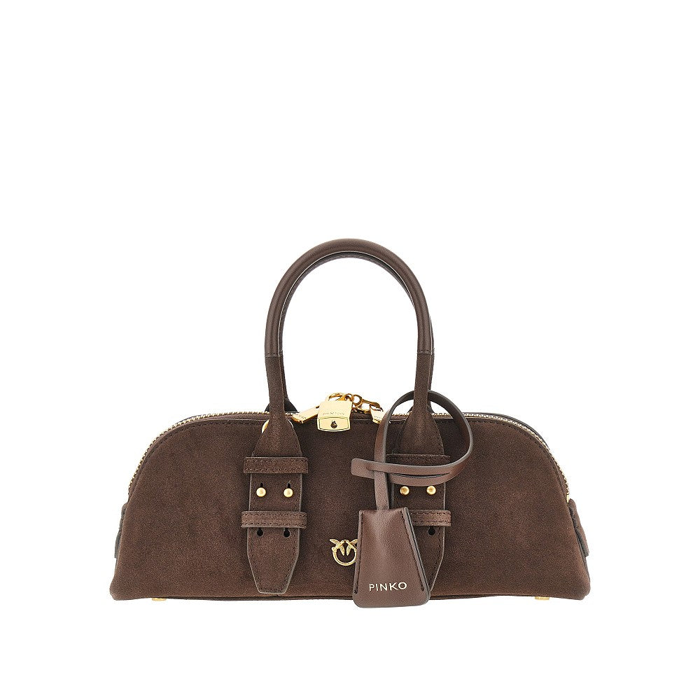suede leather small escape bag bag