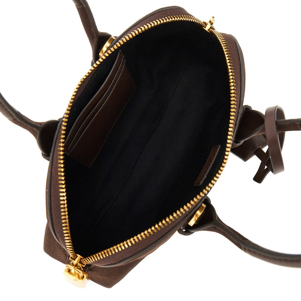suede leather small escape bag bag