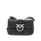 PINKO OS mini love slouchy leather bag
