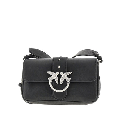 PINKO OS mini love slouchy leather bag