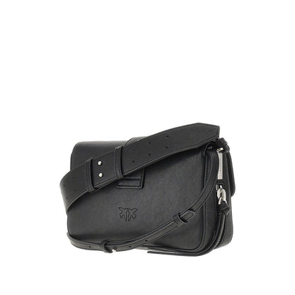 PINKO OS mini love slouchy leather bag