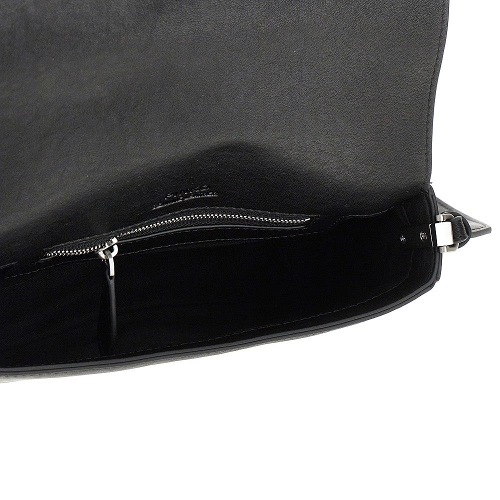 PINKO OS mini love slouchy leather bag