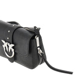 PINKO OS mini love slouchy leather bag