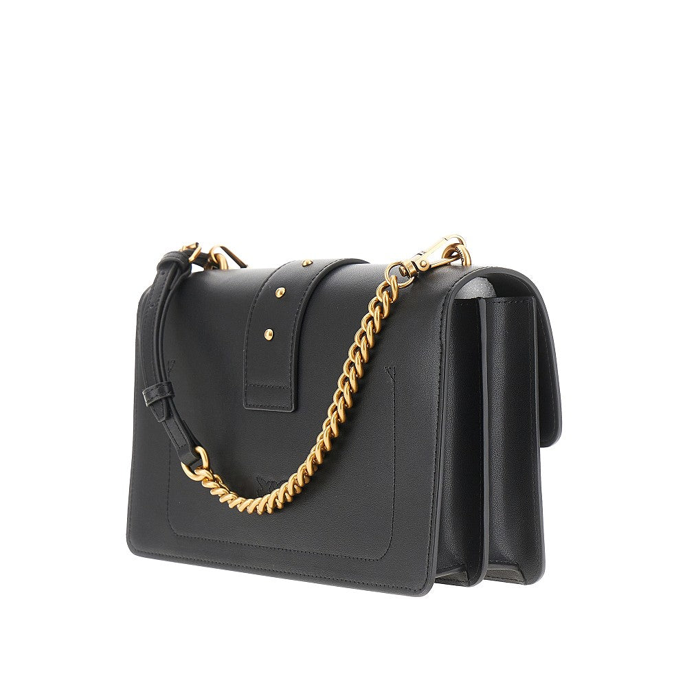 PINKO OS love one classic leather bag