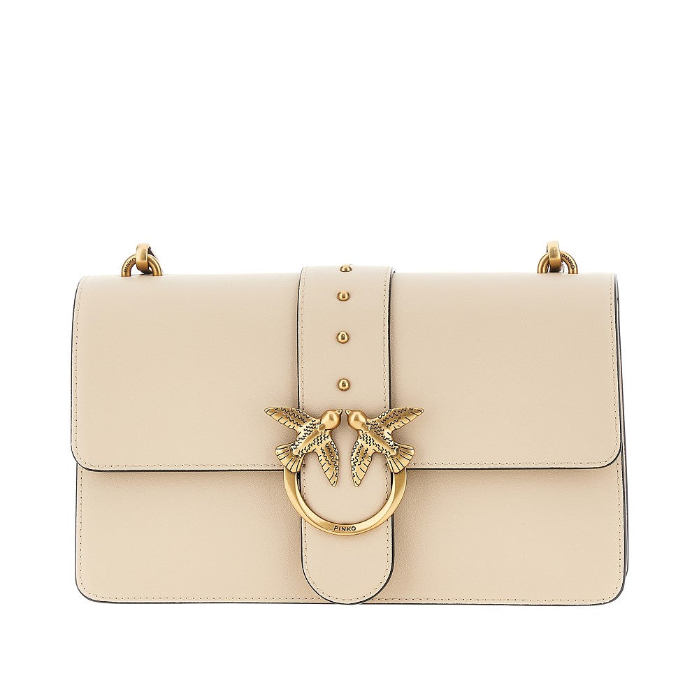 PINKO OS love one classic leather bag