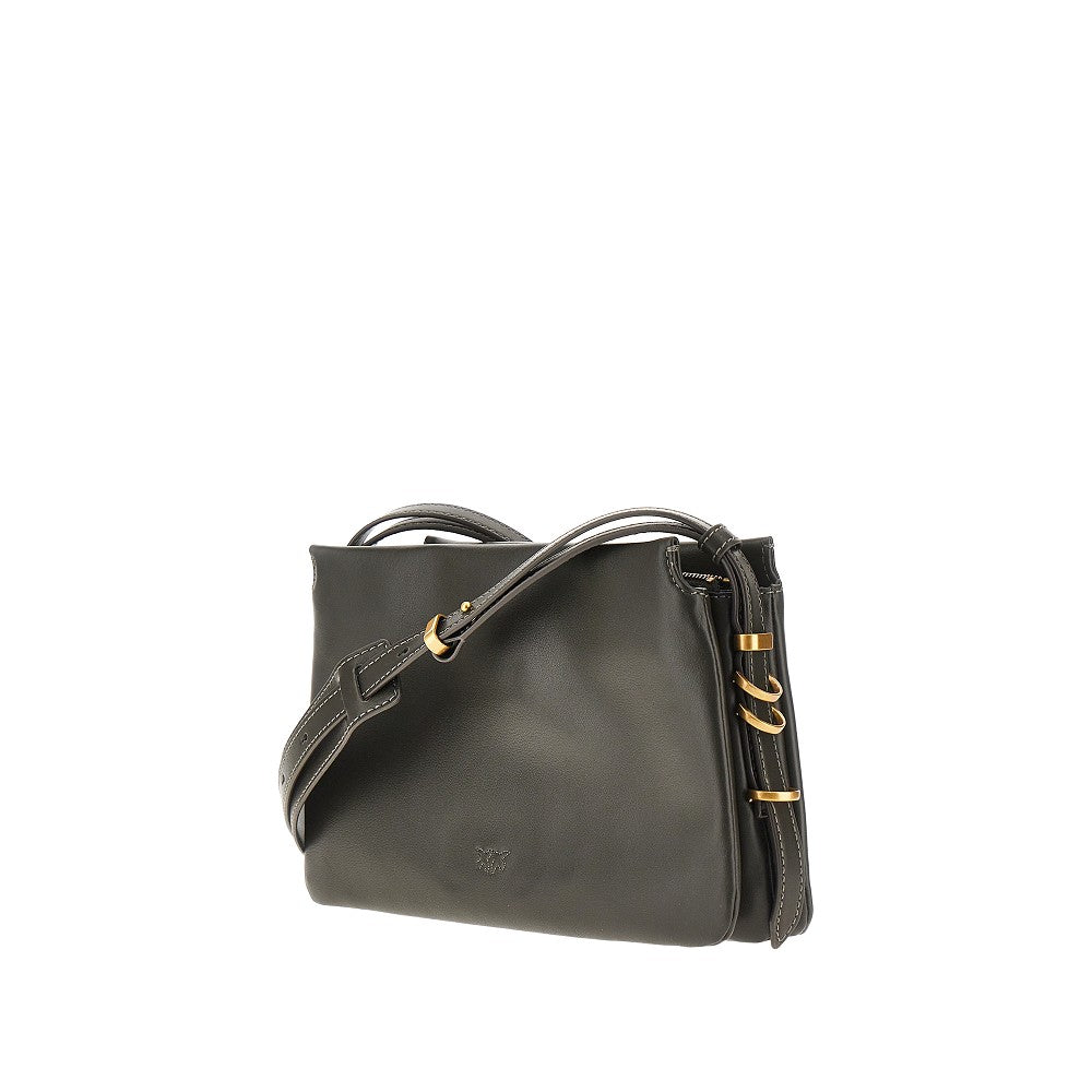 PINKO OS mini one, two, three leather bag