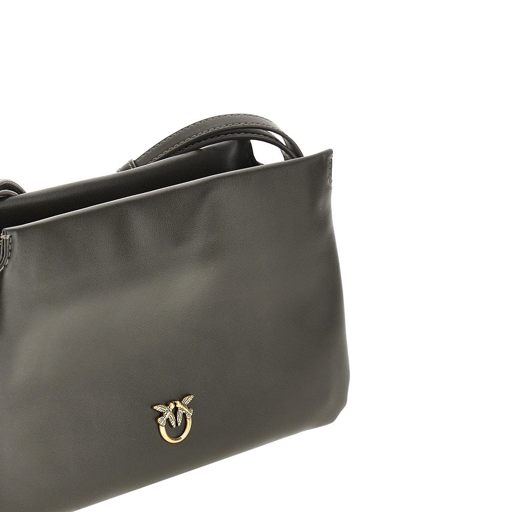 PINKO OS mini one, two, three leather bag