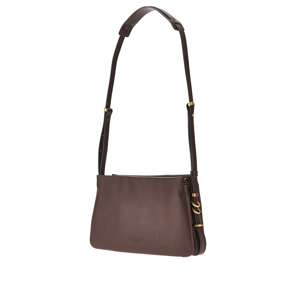 PINKO OS mini one, two, three leather bag