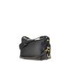 small saddle baguette leather bag