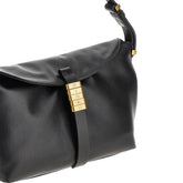 PINKO OS small saddle baguette leather bag